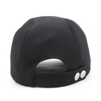 Hermes Cap Miles Jump Cotton Viscose 60 Hat Black — view 3