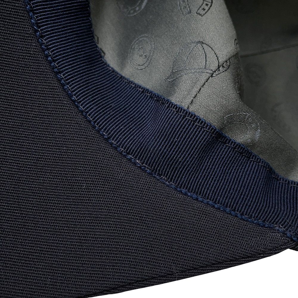 Hermes Cap Miles Jump Cotton Viscose 60 Hat Black — view 6