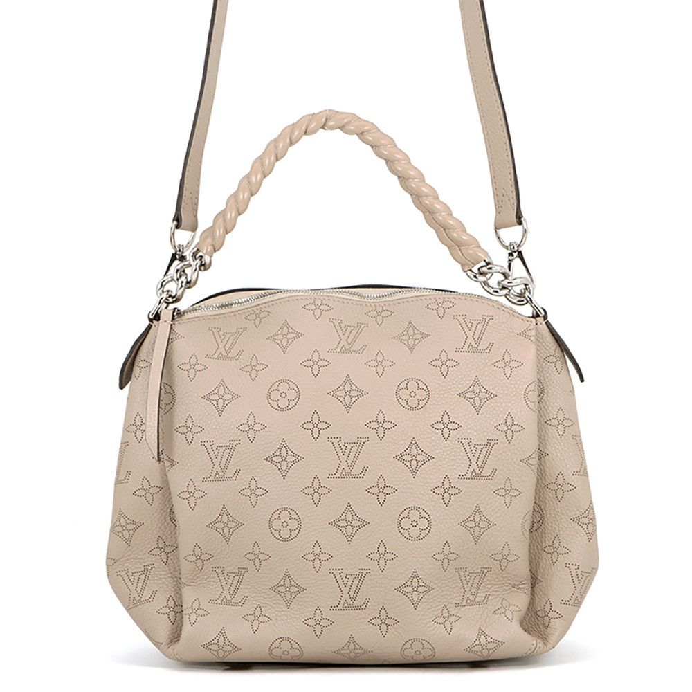 Louis Vuitton Shoulder Bag Monogram Mahina Babylon Chain BB 2-Way