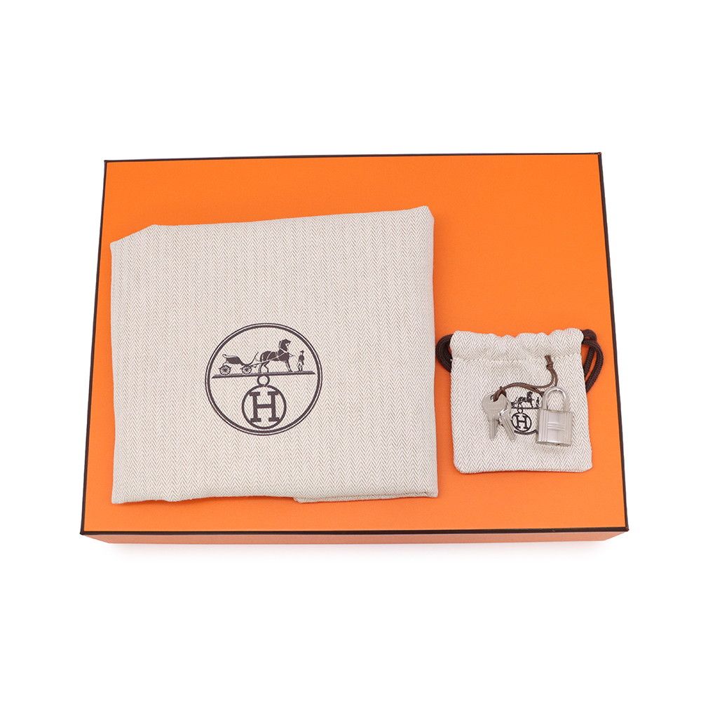 Hermes Handbag Picotin Lock PM Blue Nuit Silver Taurillon Clemence — view 7