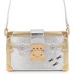 Louis Vuitton Shoulder Bag Epi Metallic Petite 2-Way Clutch