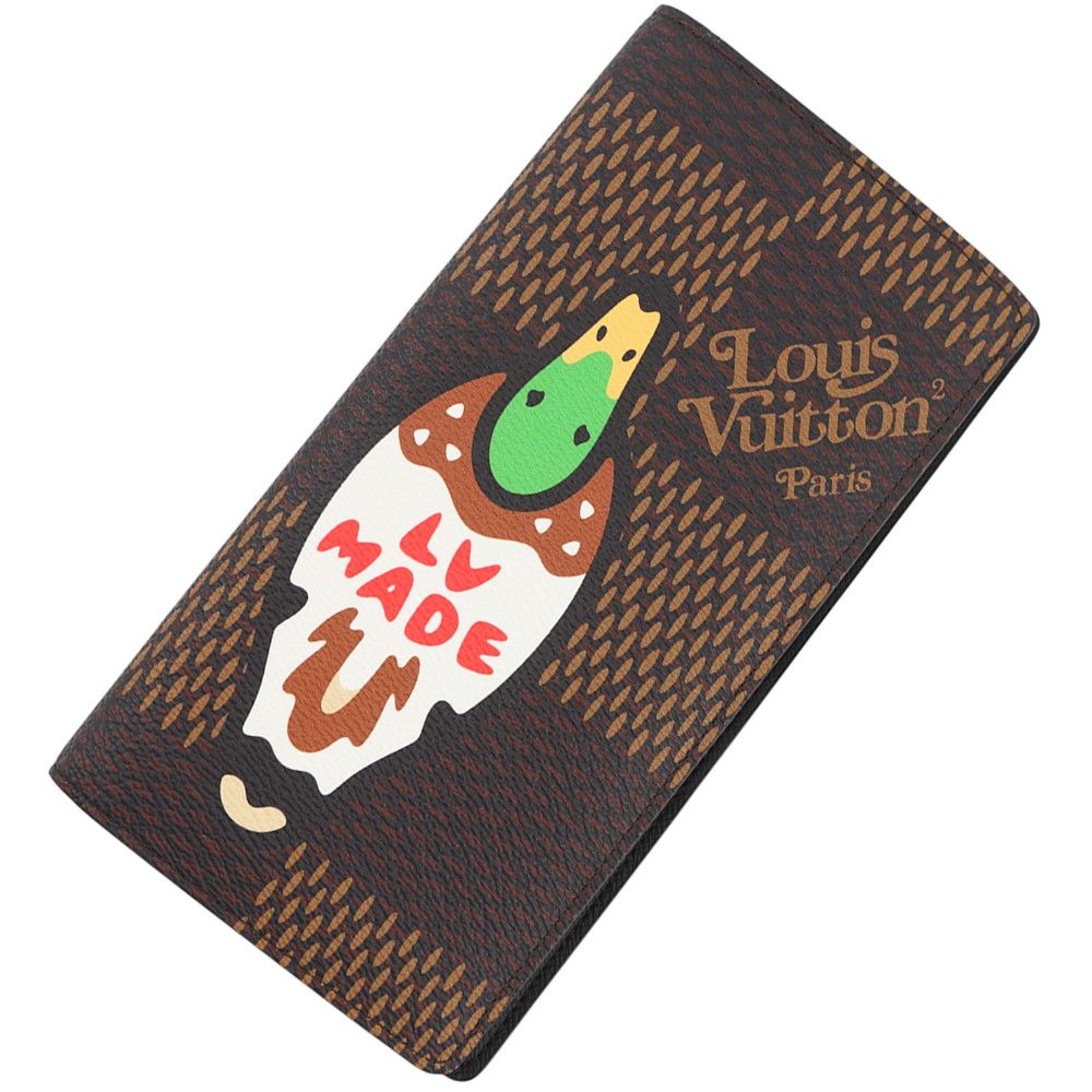 Louis Vuitton Wallet Damier Portefeuille Brazza Collaboration LV