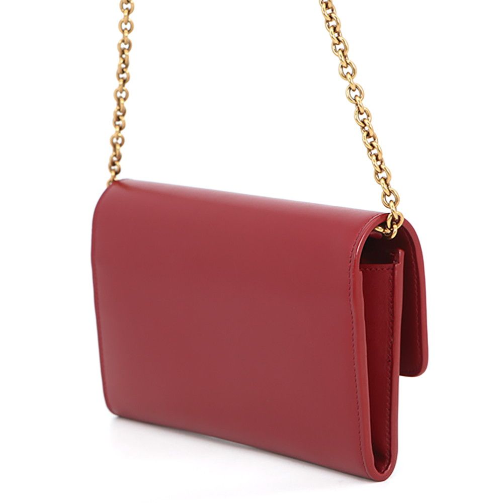 Saint Laurent Paris Chain Shoulder Wallet Maillon Calfskin — view 2