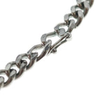 Celine Triomphe Small Gourmette Necklace Rhodium Finish Brass Silver — view 4
