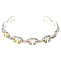 Hermes Enchainee Bangle Bracelet Silver
