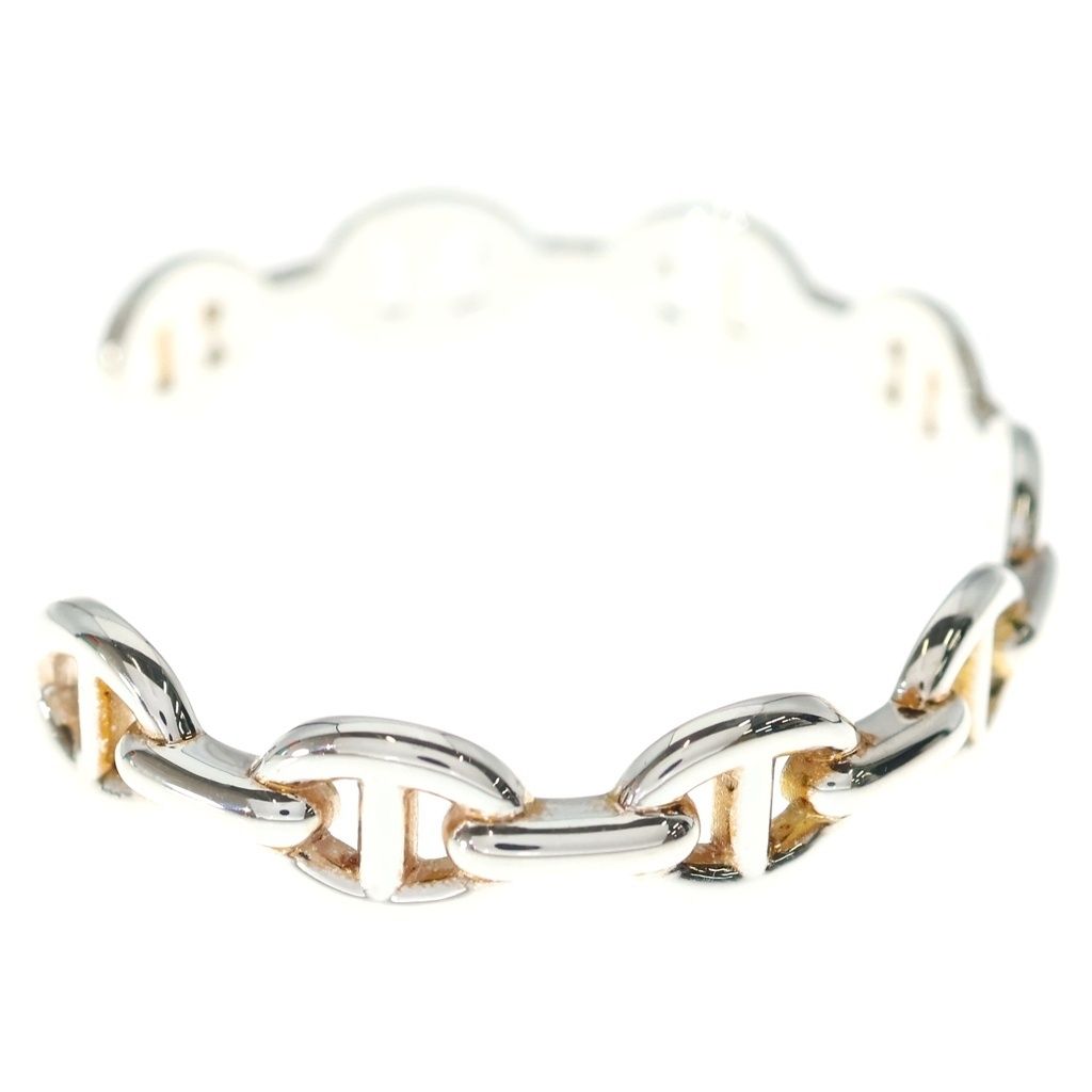 Hermes Enchainee Bangle Bracelet Silver — view 3