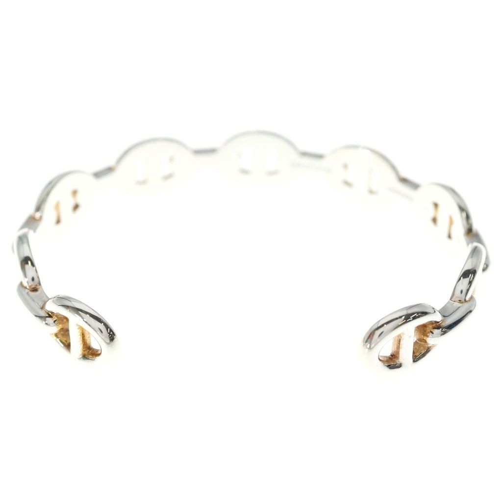 Hermes Enchainee Bangle Bracelet Silver — view 2
