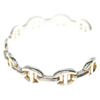 Hermes Enchainee Bangle Bracelet Silver — view 4