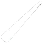 Tiffany & Co T Smile Small Pendant Chain White Gold — view 2