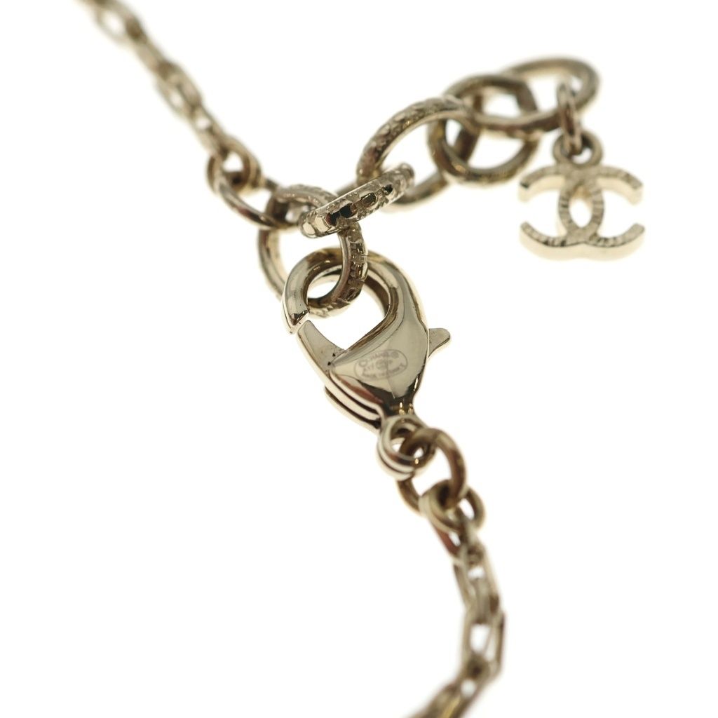 Chanel I Love Logo Chain Bracelet Gold with Charm — view 5