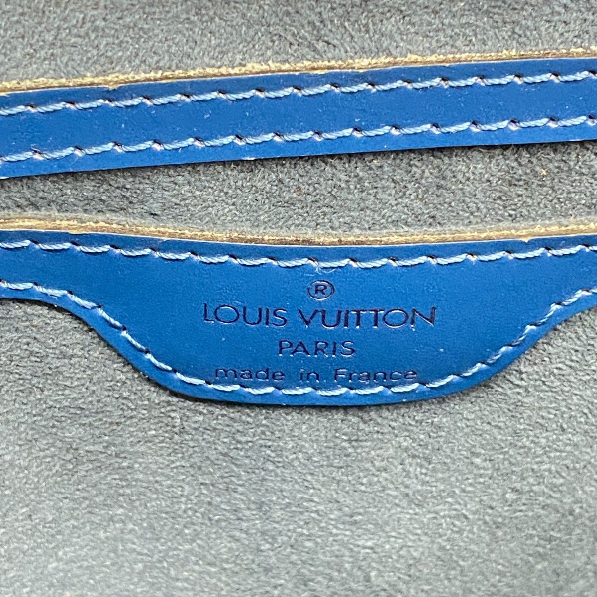 Louis Vuitton Shoulder Bag Epi Saint Jacques Shopping Toledo Blue — view 5