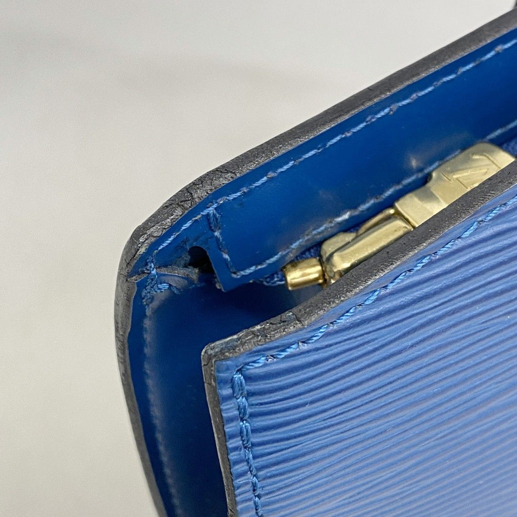 Louis Vuitton Shoulder Bag Epi Saint Jacques Shopping Toledo Blue — view 6