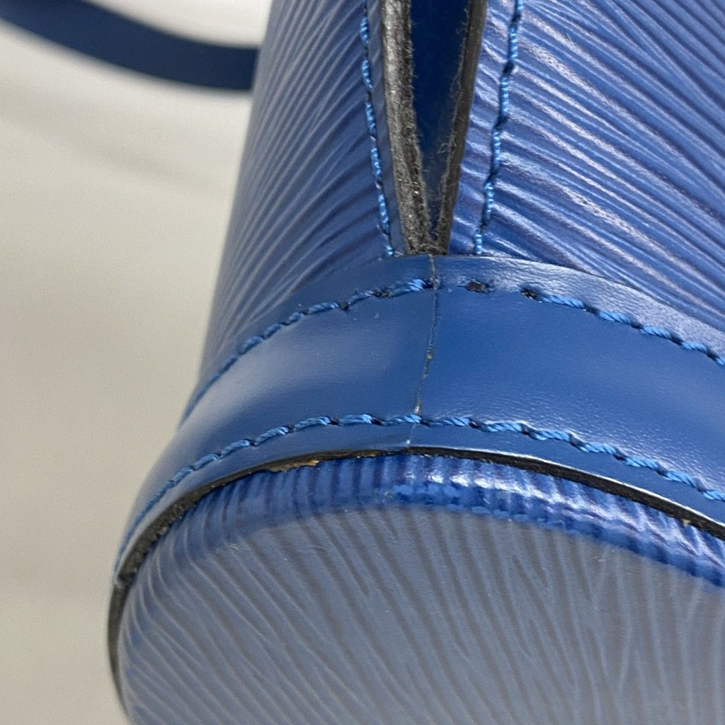 Louis Vuitton Shoulder Bag Epi Saint Jacques Shopping Toledo Blue — view 7