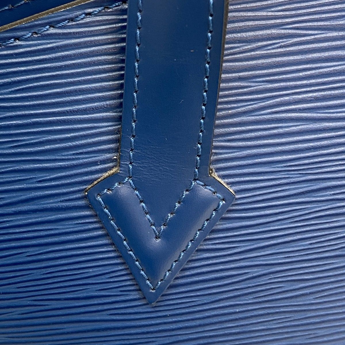 Louis Vuitton Shoulder Bag Epi Saint Jacques Shopping Toledo Blue — view 9