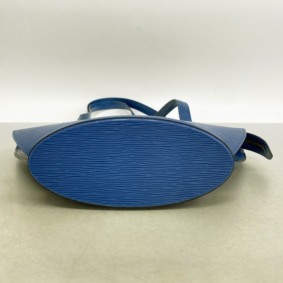 Louis Vuitton Shoulder Bag Epi Saint Jacques Shopping Toledo Blue — view 3