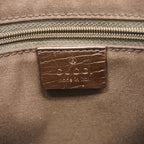 Gucci Tote GG Supreme Brown Silver — view 5