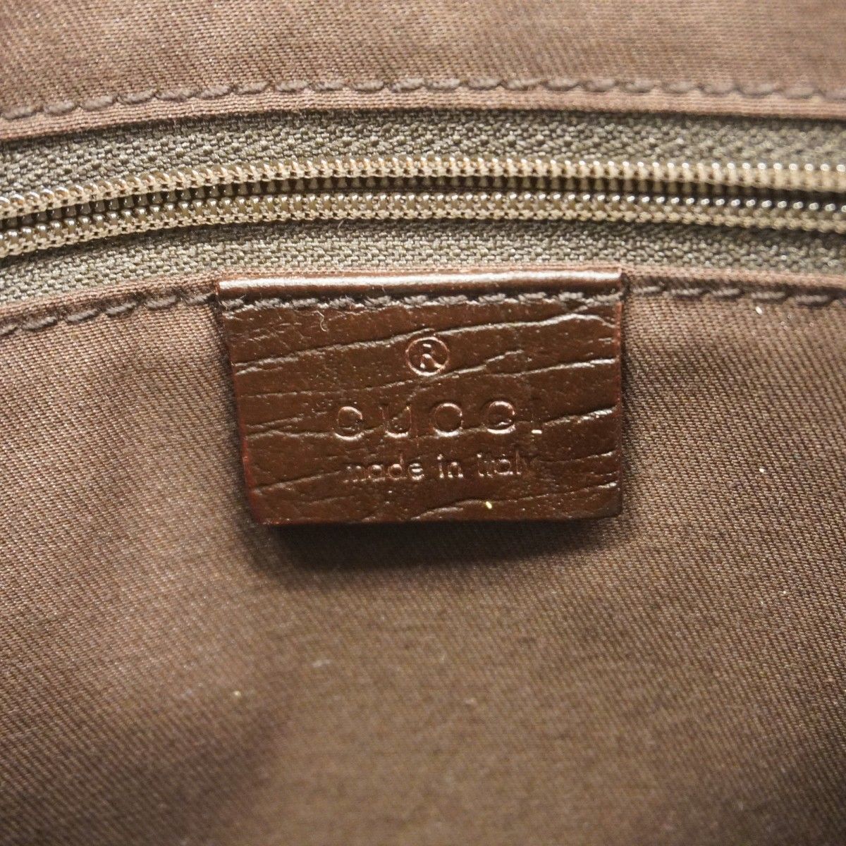 Gucci Tote GG Supreme Brown Silver — view 5