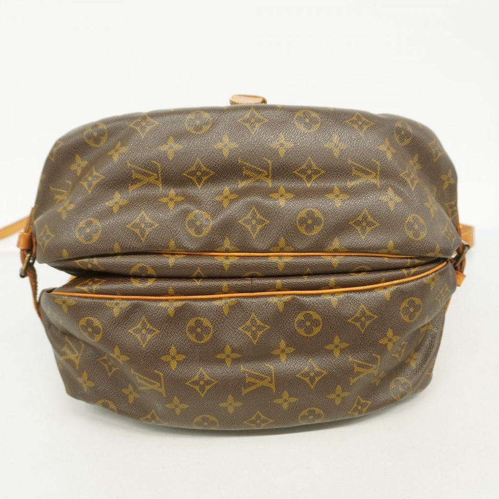 Louis Vuitton Shoulder Bag Monogram Saumur 35 Brown — view 3