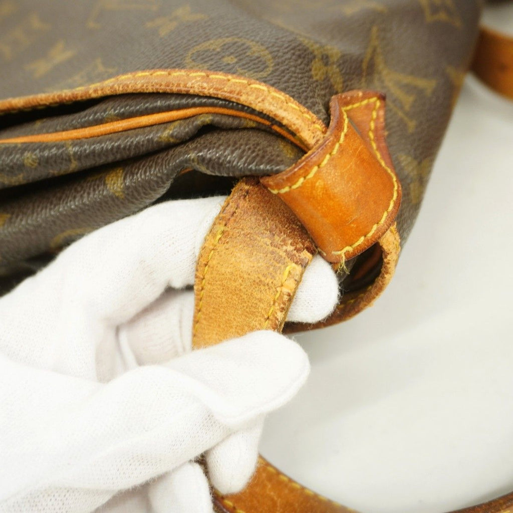 Louis Vuitton Shoulder Bag Monogram Saumur 35 Brown — view 7