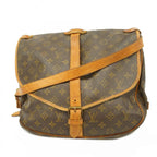 Louis Vuitton Shoulder Bag Monogram Saumur 35 Brown