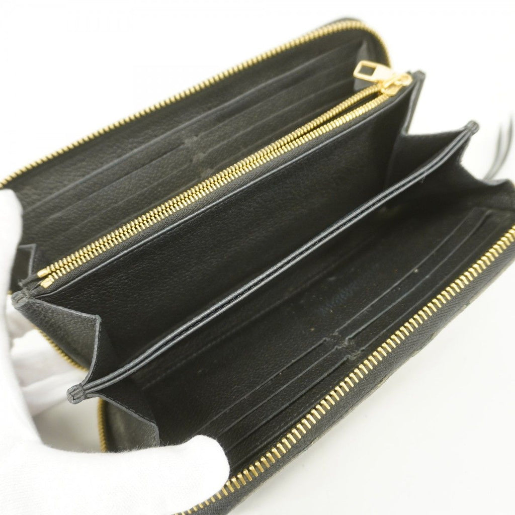 Louis Vuitton Wallet Monogram Empreinte Zippy Noir — view 3