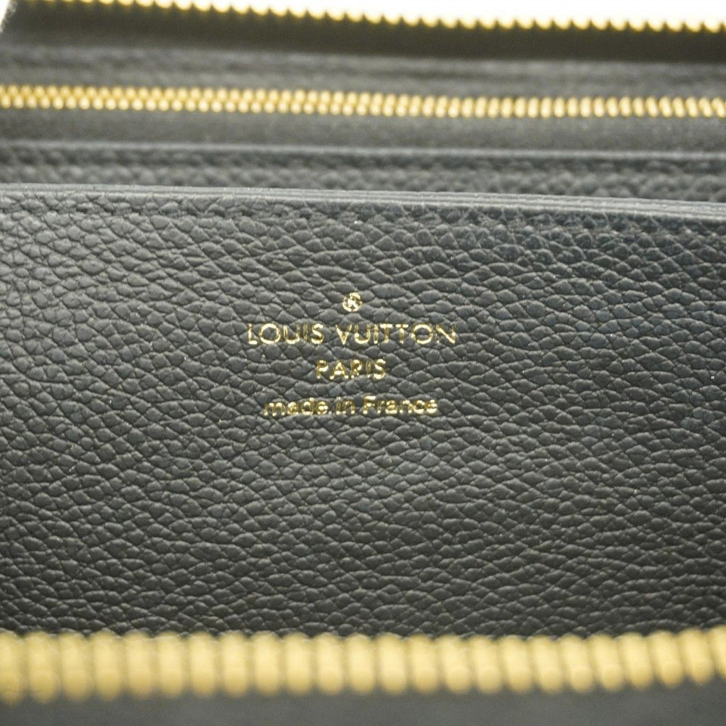 Louis Vuitton Wallet Monogram Empreinte Zippy Noir — view 4