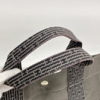Hermes Tote Her Line Canvas Gray Silver — view 8