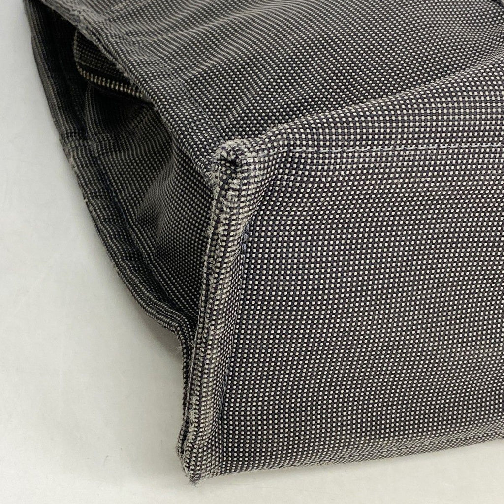 Hermes Tote Her Line Canvas Gray Silver — view 6