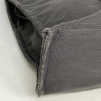 Hermes Tote Her Line Canvas Gray Silver — view 6
