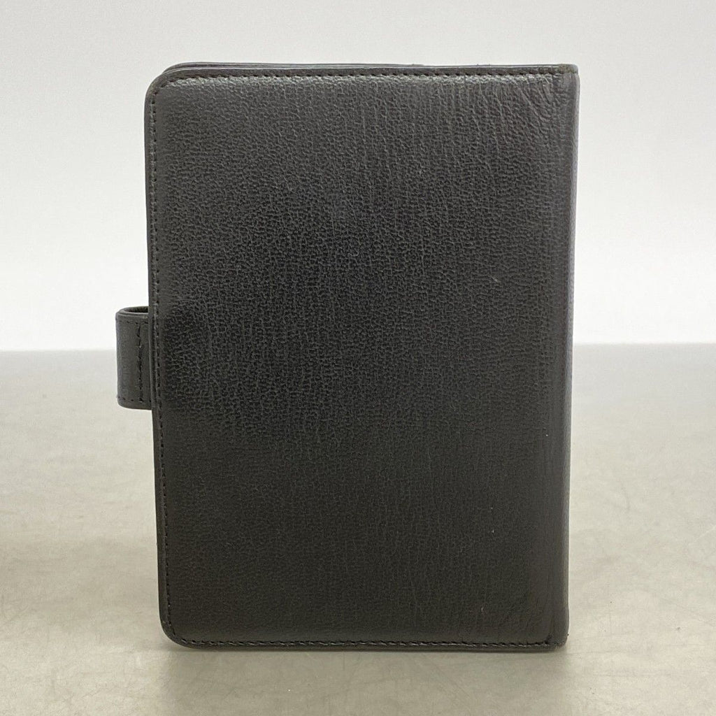 Chanel Notebook Cover Leather Black Gold Agenda — view 8