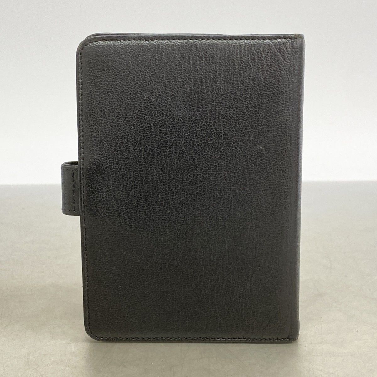 Chanel Notebook Cover Leather Black Gold Agenda — view 8