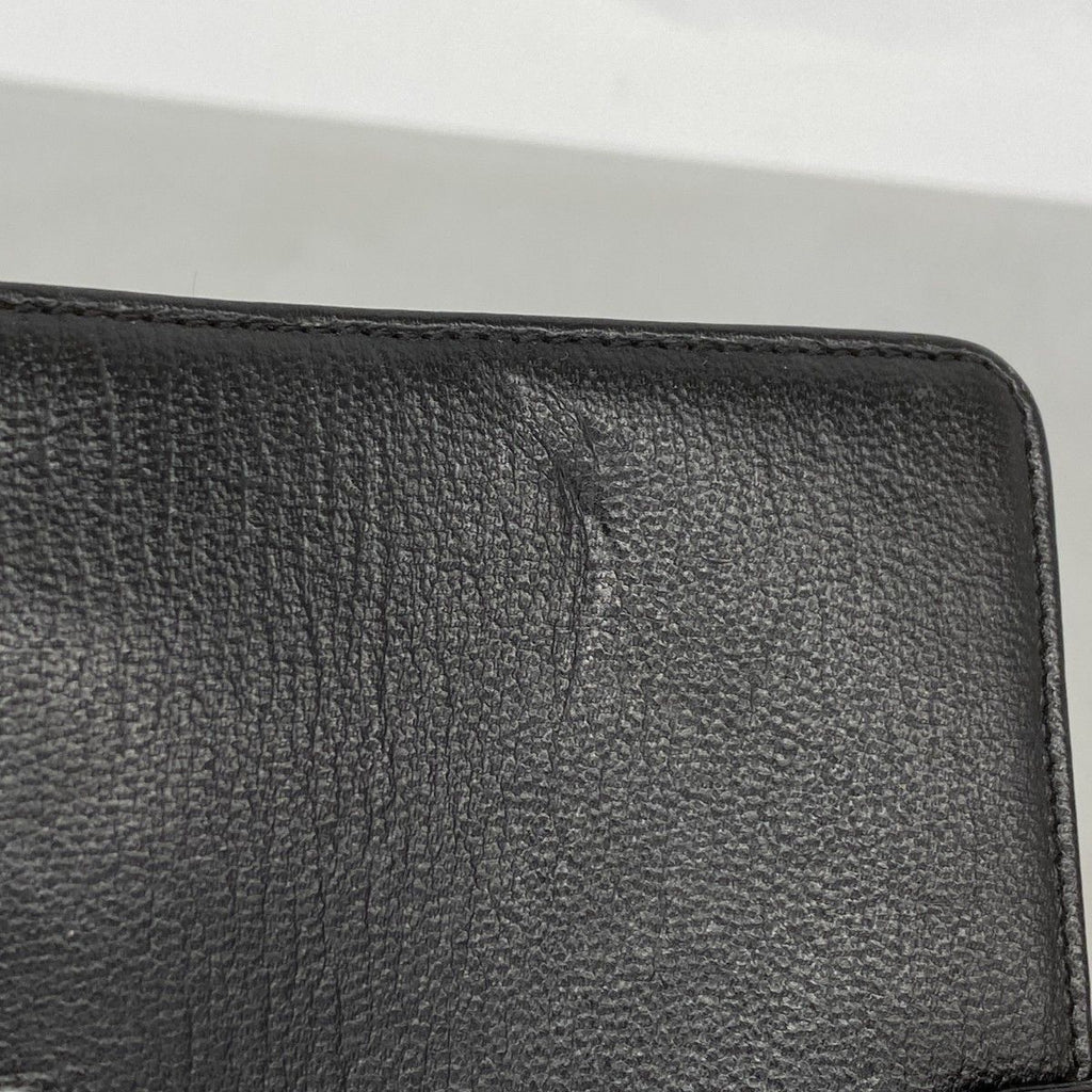Chanel Notebook Cover Leather Black Gold Agenda — view 6