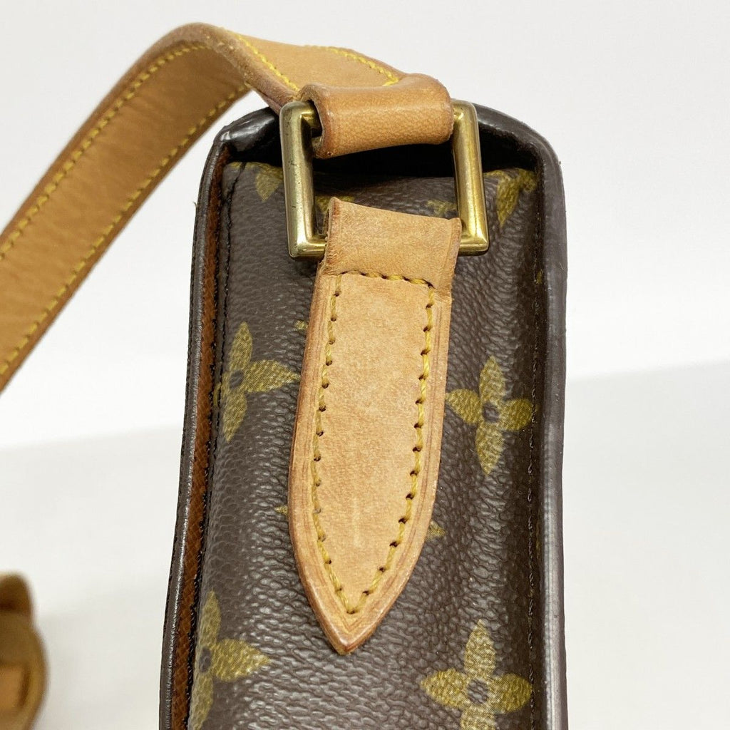 Louis Vuitton Shoulder Bag Monogram Saint Cloud GM Brown — view 9