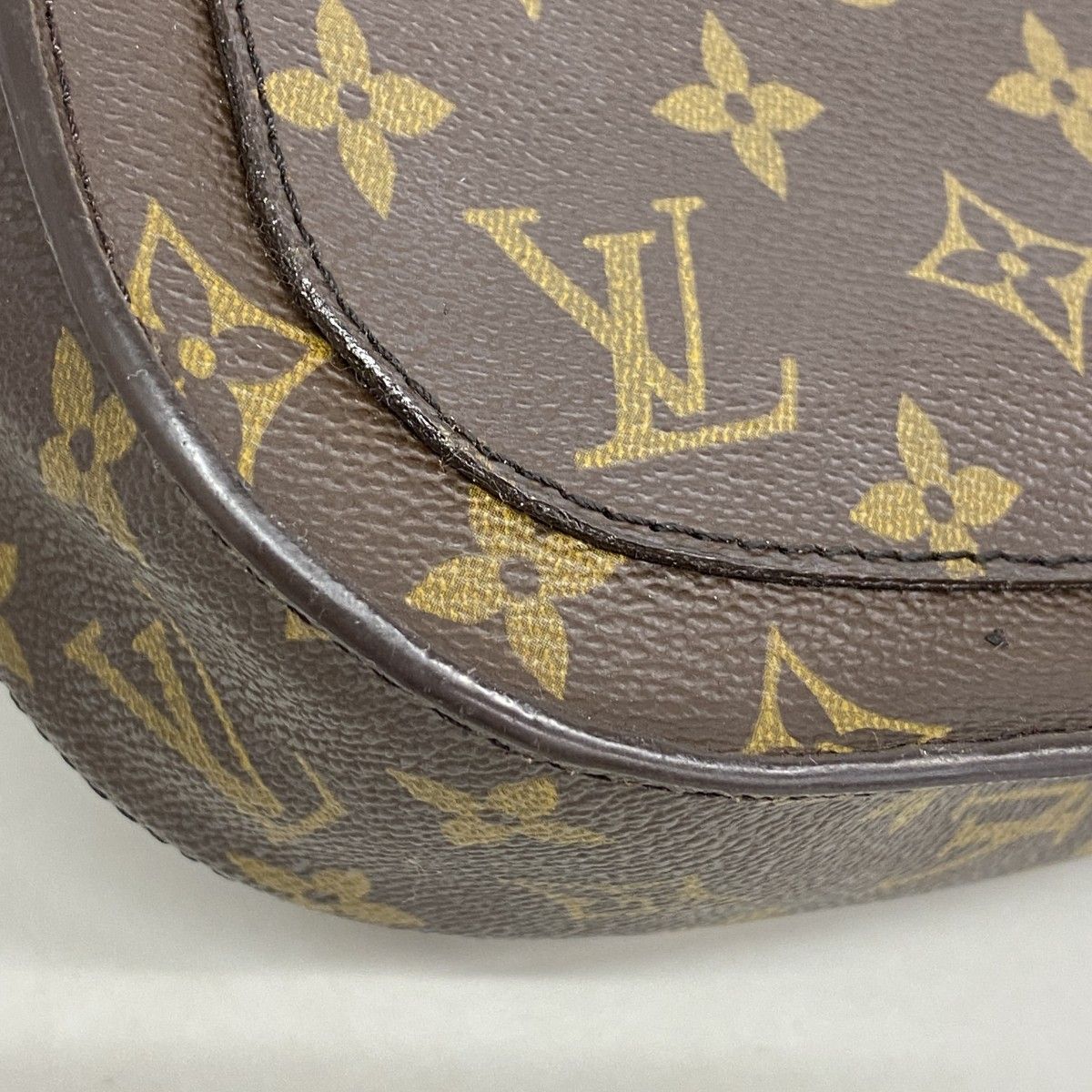 Louis Vuitton Shoulder Bag Monogram Saint Cloud GM Brown — view 7