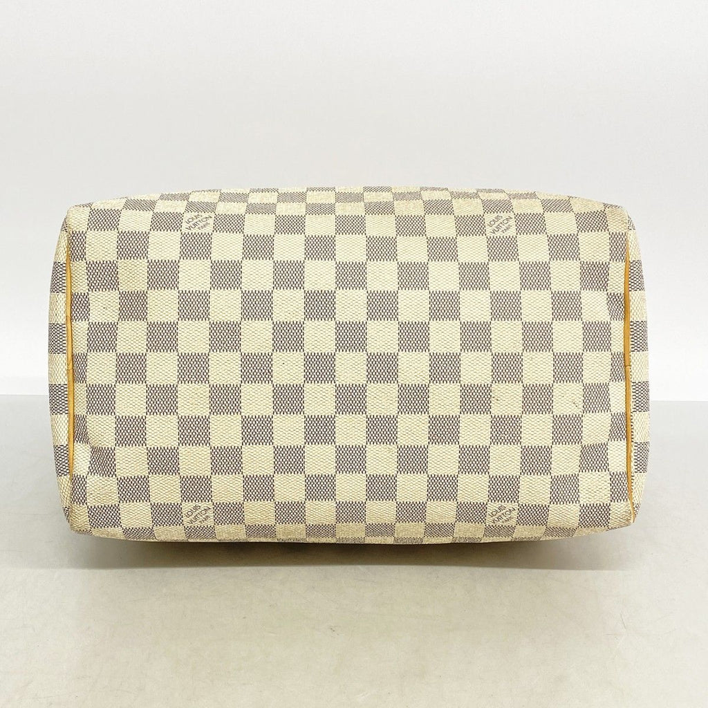 Louis Vuitton Handbag Damier Azur Speedy 30 White — view 3