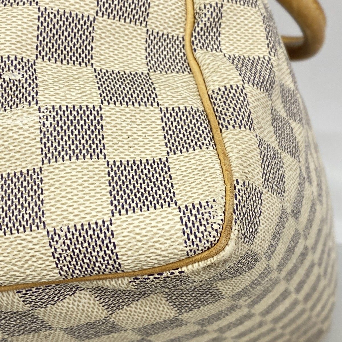 Louis Vuitton Handbag Damier Azur Speedy 30 White — view 6