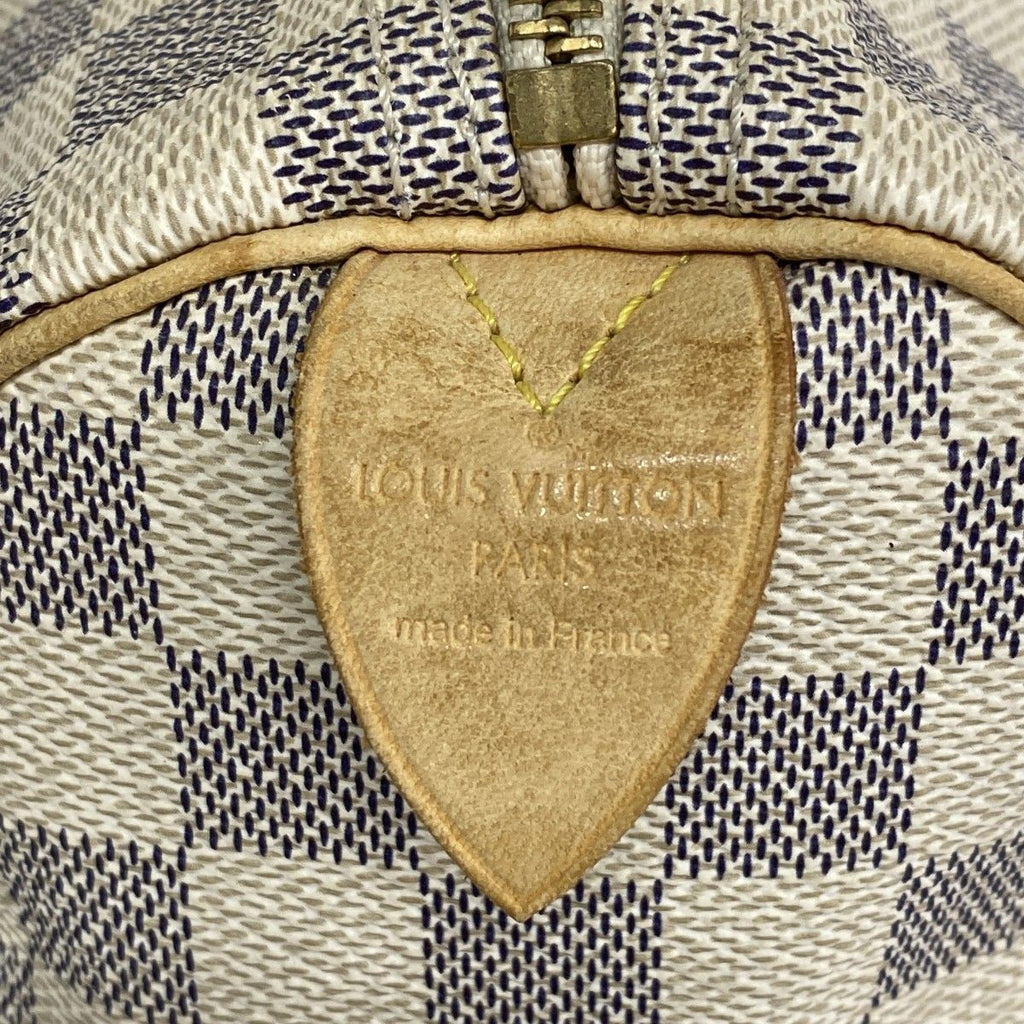 Louis Vuitton Handbag Damier Azur Speedy 30 White — view 5