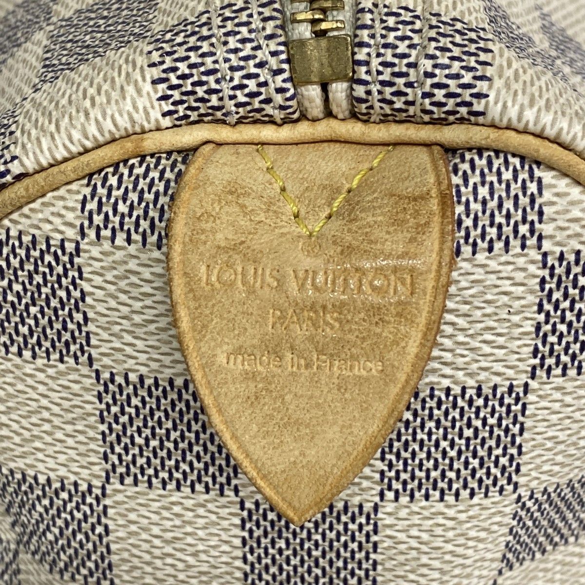 Louis Vuitton Handbag Damier Azur Speedy 30 White — view 5