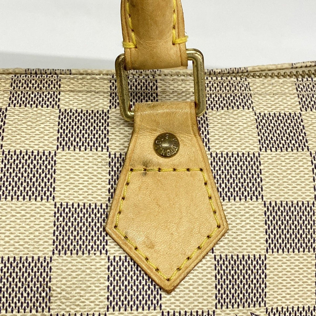 Louis Vuitton Handbag Damier Azur Speedy 30 White — view 9