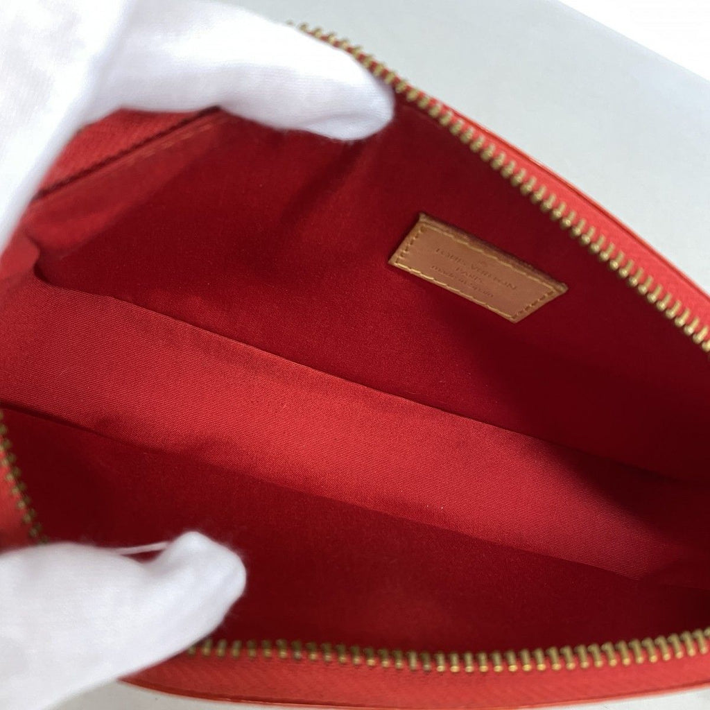 Louis Vuitton Shoulder Bag Vernis Mallory Square Rouge — view 4