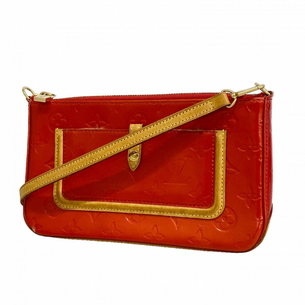 Louis Vuitton Shoulder Bag Vernis Mallory Square Rouge