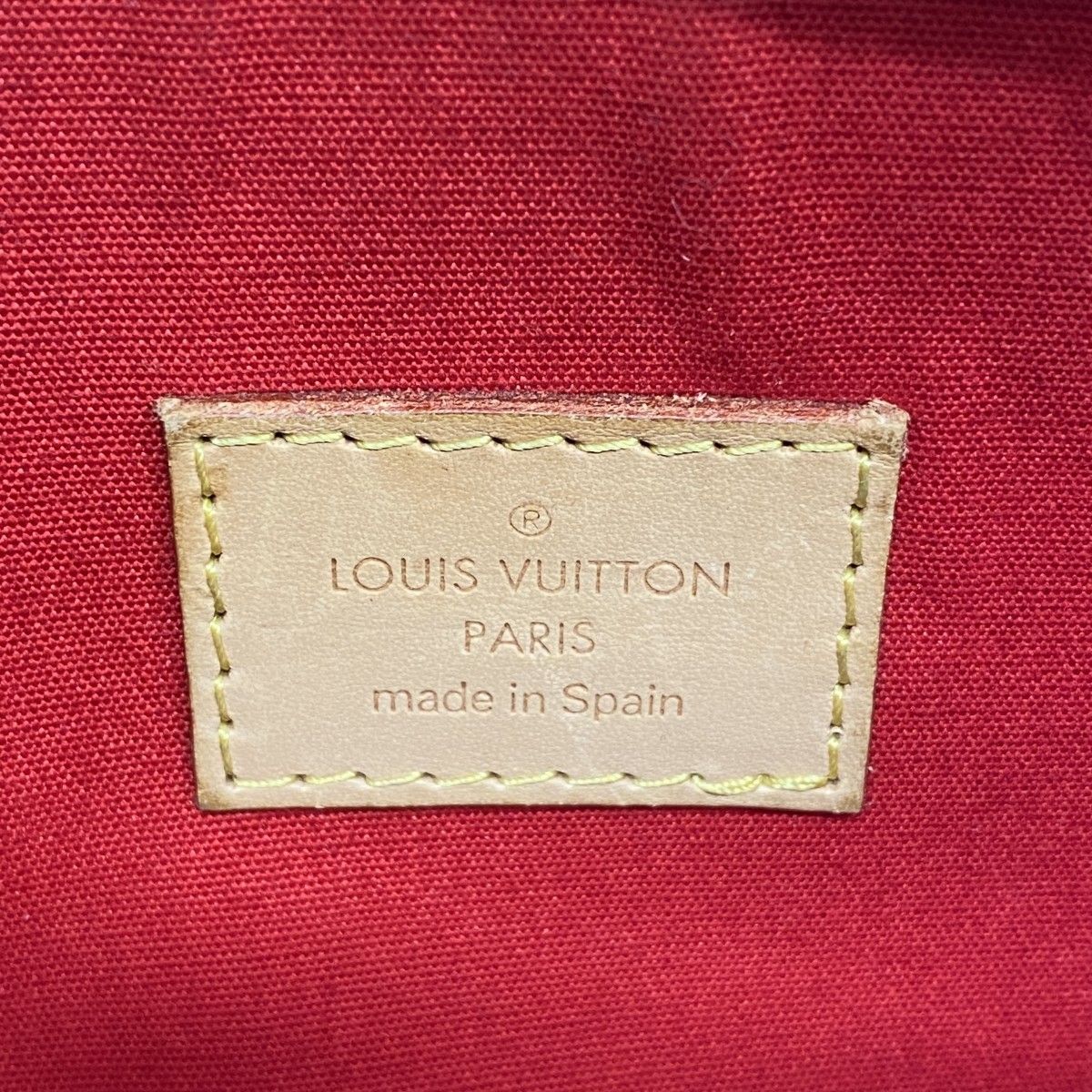 Louis Vuitton Shoulder Bag Vernis Mallory Square Rouge — view 5