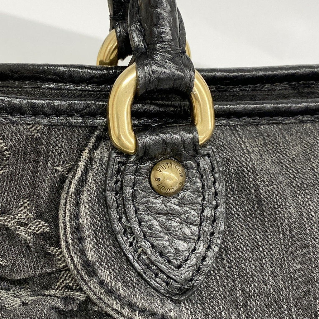 Louis Vuitton Handbag Monogram Denim Neocavy Noir 2-Way — view 8