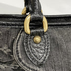 Louis Vuitton Handbag Monogram Denim Neocavy Noir 2-Way — view 8