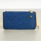 Louis Vuitton Coin Case Epi Pochette Cles Toledo Blue — view 8