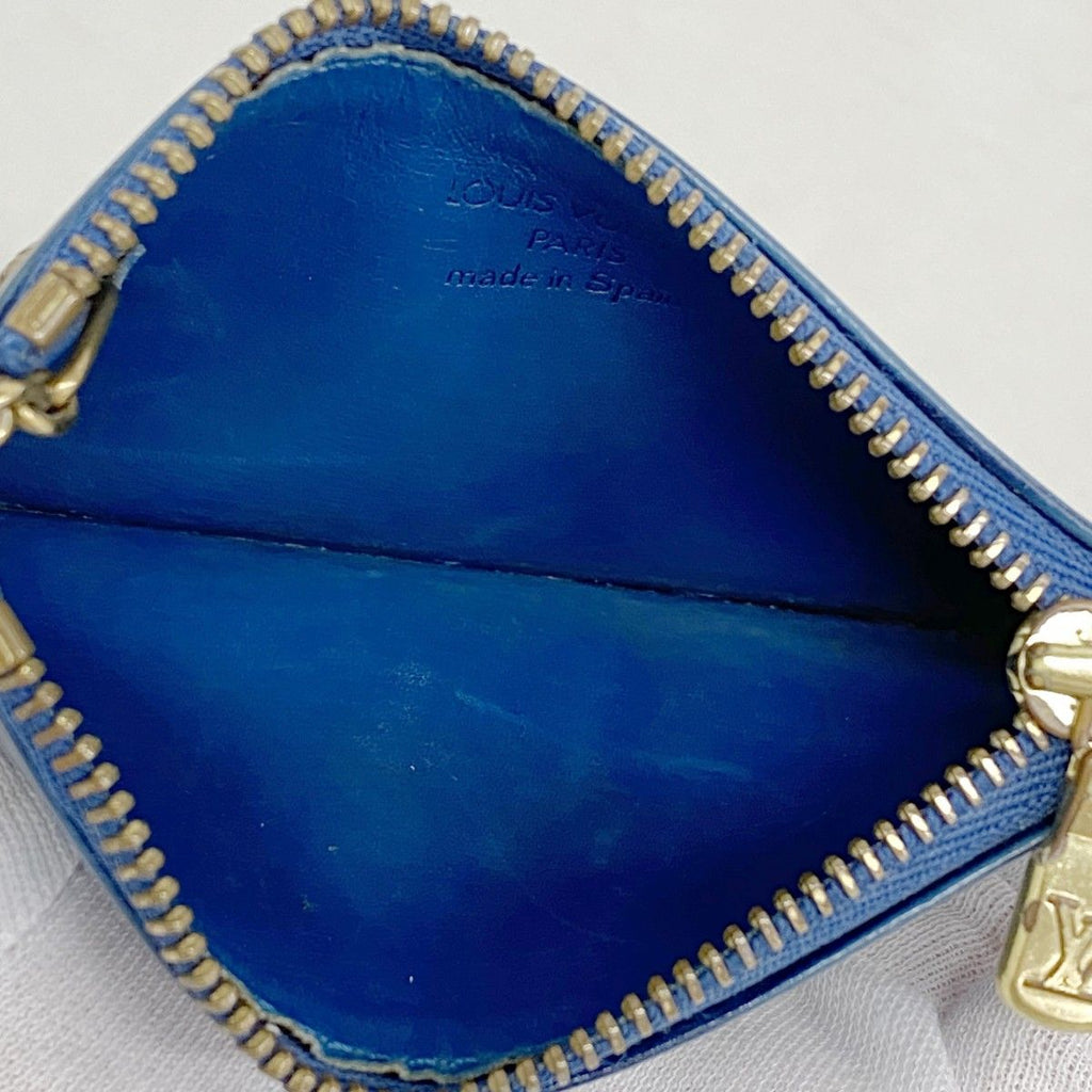 Louis Vuitton Coin Case Epi Pochette Cles Toledo Blue — view 3