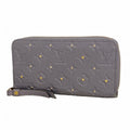 Louis Vuitton Wallet Monogram Empreinte Studded Zippy Gri Silver