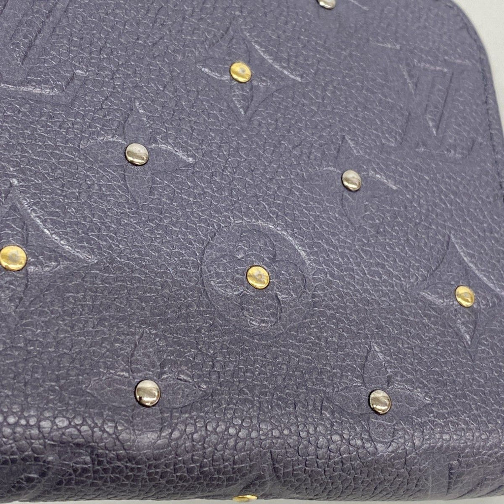 Louis Vuitton Wallet Monogram Empreinte Studded Zippy Gri Silver — view 8