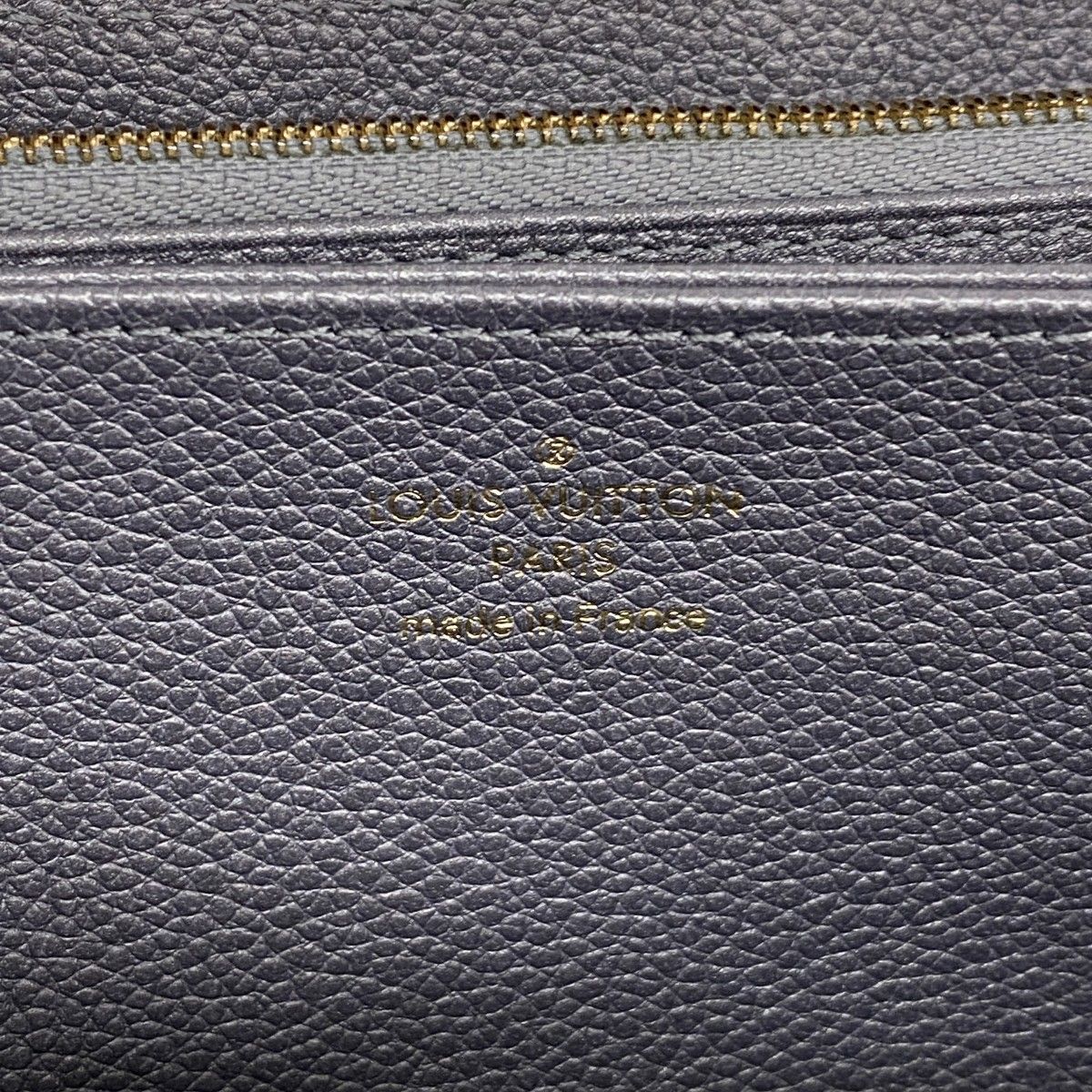Louis Vuitton Wallet Monogram Empreinte Studded Zippy Gri Silver — view 4