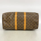 Louis Vuitton Boston Bag Monogram Keepall 45 Brown — view 3